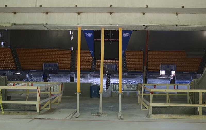 Hulman Center renovation work about a third complete